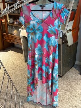 Majora Boho Floral High-Low Dress